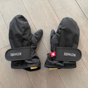 Kid’s Baby Kombi Black Mittens